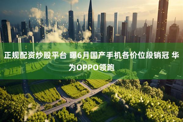 正规配资炒股平台 曝6月国产手机各价位段销冠 华为OPPO领跑